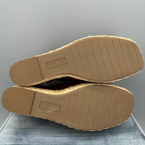 NEW Kenneth Cole Reaction Women’s Maria Mule Wedge Sandals Cognac Size 9.5 - Picture 10 of 12